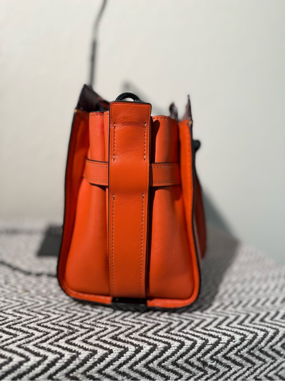 Coach Swagger 27 Mandarin Glovetanned Leather Satchel 12111 - 2017 - Picture 5 of 13